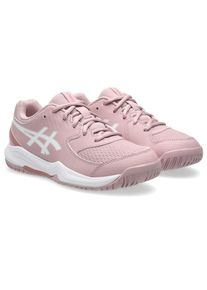 Tennisschuh asics "GEL-DEDICATE 8 GS", Jungen, Gr. 37, morganite, wei&szlig;, Textil, Schuhe Tennisschuh, Multicourt-Schuh, Allcourt-Schuh
