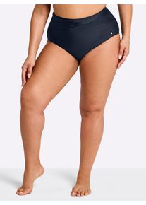 sheego Gro&szlig;e Gr&ouml;&szlig;en Badehose mit Wickel-Detail und Shaping-Effekt, tiefblau, Gr&ouml;&szlig;e 50 - Damen