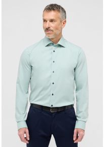 Langarmhemd Eterna "SLIM FIT", Damen, Gr. 41, Normalgr&ouml;&szlig;en, gr&uuml;n (mint), Twill, 46% Baumwolle, 8% Elasthan, 46% Polyester, schmal, Manschette, Hemden Langarmhemd, NON IRON (b&uuml;gelfrei)
