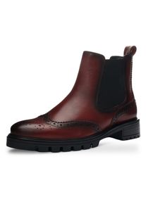 Chelseaboots Ara "TULSA", Damen, Gr. 9 (43), beere used, Elastischer Einsatz, Glattleder, Lyralochung, Schuhe Chelseaboots, Stiefelette, Schlupfboots mit Lyralochung, G-Weite (weit)