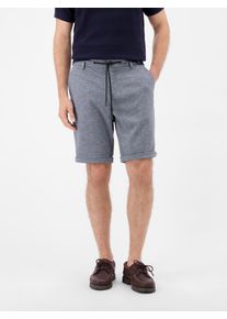 Shorts Lerros "Bequeme Shorts mit Kordelzug", Damen, Gr. 34, blau night, 71% Polyester, 26% Viskose, 3% Elasthan, Hosen Shorts