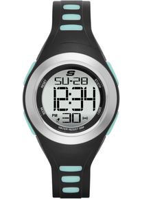 Chronograph Skechers "TENNYSON", schwarz (schwarz, t&uuml;rkisfarben), Armbanduhren, Damen, Chronograph, Quarzuhr, Armbanduhr, Damenuhr, digital, Datum, Stoppfunktion