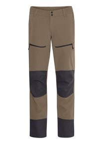 Trekkinghose North Bend "Trekkinghose NBAvan", Herren, Gr. S, N-Gr, braun (falcon), Obermaterial: 91% Polyester PES. 9% Elasthan EL., unifarben, regular fit normal, Hosen Trekkinghose