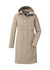 Parka Killtec "KOS 46 WMN PRK", Damen, Gr. 36, sand, Obermaterial: 100% Polyester;Futter: 100% Polyester, Jacken Parka, Wasserdichter Damenparka, atmungsaktiv, verstellbare Details