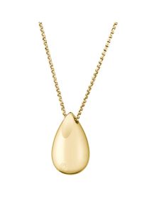 Kette mit Anh&auml;nger BOSS "SELENA STATEMENT", gelbgoldfarben, Halsketten, Damen, Edelstahl, L: 76 B: 2mm, Kette mit Anh&auml;nger, B:2mm