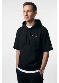 Kapuzenshirt Champion "ICONS CONTRAST Terry Hoodie", Damen, Gr. M, nbk, Obermaterial: 70% Baumwolle, 30% Polyester, normal, Rundhals, Shirts Kapuzenshirt, f&uuml;r sportliche Aktivit&auml;ten, sportlicher Stil, Kurzarmdesign