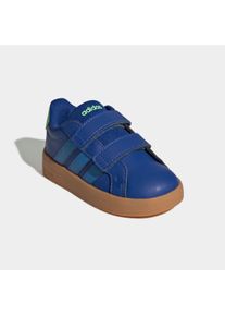 Sneaker adidas Sportswear "GRAND COURT 3.0 KIDS", M&auml;dchen, Gr. 21, royal blau, ray blau, lime burst, Synthetik, Textil, Schuhe Sneaker, f&uuml;r Kinder