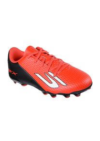 Fu&szlig;ballschuh Skechers "JR CRIB FG, Skechers Skx_2 Jr Td Mg", Kinder, Gr. 30, rdbk rot, schwarz, Lederimitat, Schuhe Fu&szlig;ballschuh, Academy Fu&szlig;ballschuh mit reaktionsschneller Passform