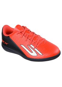 Fu&szlig;ballschuh Skechers "JR CRIB IC, Skechers Skx_2 Jr Td Ic", Kinder, Gr. 31, rdbk rot, schwarz, Lederimitat, Schuhe Fu&szlig;ballschuh, Indoor Court Schuh f&uuml;r eine optimale und pr&auml;zise Ballkontrolle