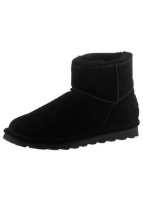 Winterboots Bearpaw "Alyssa", Damen, Gr. 38, schwarz, Veloursleder, Schuhe Winterboots, Schlupfstiefel mit wasserabweisender NeverWet Impr&auml;gnierung