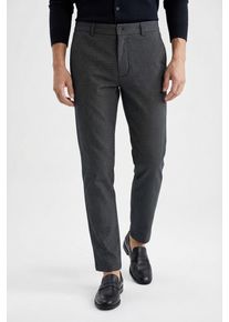 Chinohose Cinque "CIBRODY", Herren, Gr. 102, N + S Gr, grau, Web, Obermaterial: 98% Baumwolle, 2% Elasthan, unifarben, slim fit lang, Hosen Chinohose, in schmaler Passfrom