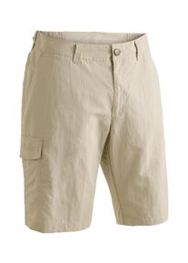 Funktionsshorts Maier Sports "Main", Herren, Gr. 48, Normalgr&ouml;&szlig;en, beige, 100% Polyamid, Hosen Funktionsshorts, Herren Shorts, kurze Outdoor-Hose, Bermuda mit 4 Taschen, Regular Fit