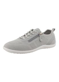 Sneaker Tom Tailor "Patty", Damen, Gr. 42, hellgrau, Textil, Schuhe Sneaker, Freizeitschuh, Halbschuh, Schn&uuml;rschuh in Strickoptik