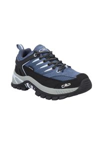 Wanderschuh CMP "RIGEL 2.0 LOW WMN TREKKING SHOES WP", Damen, Gr. 41, space, sky blau, Leder, Synthetik, Schuhe Wanderschuh