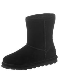 Winterboots Bearpaw "ELLE YOUTH", M&auml;dchen, Gr. 32, schwarz, Nubukleder, Schuhe Winterboots, Winterstiefel, Schlupfstiefel zum Schlupfen
