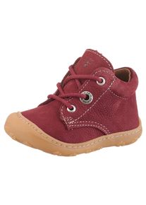 Lauflernschuh Pepino BY RICOSTA "Cory 50 WMS: Mittel", M&auml;dchen, Gr. 25, rot (burgund, rot), Leder, Schuhe Lauflernschuh, Schn&uuml;rschuh mit WMS-System, Leder, Gr&ouml;&szlig;enschablone zum Download