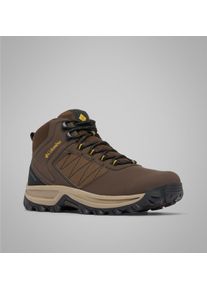 Wanderschuh Columbia "TRANSVERSE&trade; HIKE WATERPROOF", Herren, Gr. 44, cordovan, golden gelb, Leder, Schuhe Wanderschuh, wasserdicht