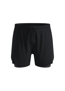 Odlo Herren Zeroweight 5 Inch Print 2-in-1 Short schwarz