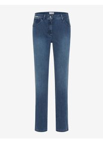Raphaela by Brax Damen Five-Pocket-Hose Style CORRY STONED SLIGHTLY USED, denim blau, Gr. 38