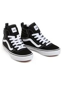 Sneaker Vans "Ashwood Hi Decon", Kinder, Gr. 37, schwarz, wei&szlig;, Textil, Schuhe Sneaker