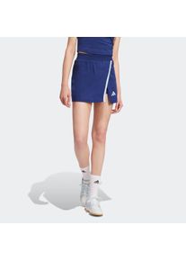 Shorts adidas Sportswear "ESSENTIALS COLOR-POP COTTON SKORT", Damen, Gr. XL, N-Gr, blau (dunkelblau, normal, gr.), Obermaterial: 93% Baumwolle, 7% Elasthan, Hosen Shorts