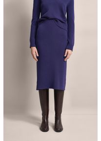 Jerseyrock Bugatti, Damen, Gr. L, blau (marine), 53% Polyester, 47% Viskose, R&ouml;cke Jerseyrock, aus elastischer Viskose