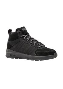 Sneakerboots K-Swiss "VISTA TRAINER MID WNT", Damen, Gr. 47, schwarz, schwarz, schwarz, Leder, Schuhe Sneakerboots, Winterschuhe, Schn&uuml;rboots, Sneaker