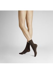Feins&ouml;ckchen Hudson "SIMPLY 40", Damen, Gr. 35-38, dunkelbraun, Obermaterial: 95% Polyamid, 5% Elasthan, normal, Socken Feins&ouml;ckchen, Semi-blickdicht und matt