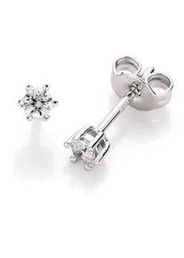 Paar Ohrstecker Smart Jewel "Zirkonia in Krappenfassung, Silber 925" Gr. 0,5, silber, Ohrringe, Damen, ca. &Oslash; 3mm, Silber 925 (Sterlingsilber)