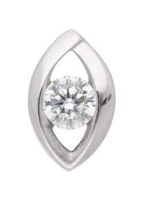 Adelia&acute;s Kettenanh&auml;nger ADELIA ́S "Damen Gold Schmuck 333 Wei&szlig;gold Anh&auml;nger mit Zirkonia", silber, Schmuckanh&auml;nger, Damen, mit Zirkonia, Gold, Kettenanh&auml;nger, mit Zirkonia Goldschmuck f&uuml;r Damen