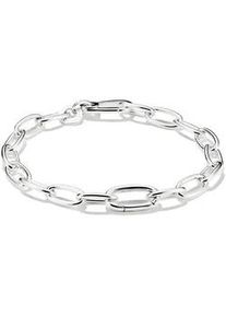 Charm-Armband Thomas Sabo "Charm Club Connect: mit einem Connect Link" Gr. 17, silber (silberfarben), Armb&auml;nder, Damen, 17, Silber 925 (recycelt), Charm-Armband