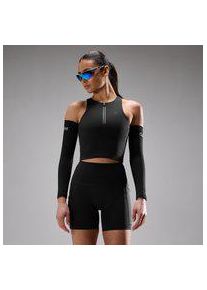 Myprotein MP Damen Velocity Ultra Zip Front Race Top - Schwarz - XXL