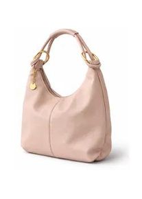 Schultertasche "Bella", Damen, Gr. B/H/T: 38cm x 27cm x 5cm onesize, rosa, Leder, Collezione Alessandro, Taschen Schultertasche, aus Leder, Made in Italy