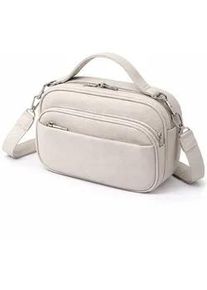 Umh&auml;ngetasche TONI & FRIENDS "Knaller", Damen, Gr. B/H/T: 28cm x 20cm x 10cm onesize, creme, Polyurethan (PU), Taschen Umh&auml;ngetasche, aus softem Material, mit 5 F&auml;chern