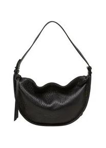 Marc O'Polo Umh&auml;ngetasche MARC O'POLO "im Slouchy-Shape mit festem Boden", Damen, Gr. B/H/T: 31cm x 16cm x 8cm, schwarz, Leder, unifarben, Taschen Umh&auml;ngetasche