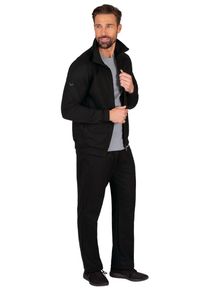 Jogginganzug TRIGEMA "TRIGEMA Jogginganzug", Herren, Gr. M, schwarz, Sweatware, 70% Baumwolle, 30% Polyester, Sportanz&uuml;ge Jogginganzug