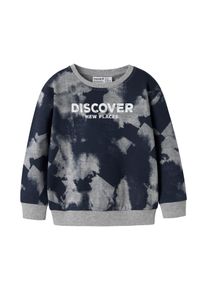 Tchibo - Name IT Kinder-Sweatshirt in Batikoptik - Jungen - Gr. 116 - grau