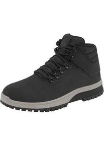 Schn&uuml;rboots K1x "Territory Superior", Herren, Gr. 42,5, schwarz (schwarz, sanftes wei&szlig;), Leder, Schuhe Schn&uuml;rboots, Winterstiefel, Schn&uuml;rstiefel, Winterschuhe