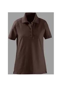 Poloshirt Casual Looks "Poloshirt", Damen, Gr. 54, braun, 100% Baumwolle, unifarben, ohne Ausschnitt, Shirts