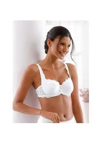 Dirndl-BH SuSa, Damen, Gr. 90, Cup A, wei&szlig;, 59% Polyamid, 37% Baumwolle, 4% Elasthan, BHs Dirndl-BH