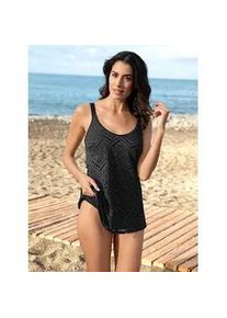 Tankini-Top feel good, Damen, Gr. 52, Cup B, schwarz, Elasthan, Polyamid, Bikini-Oberteile