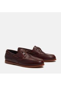 Bootsschuh Timberland "CEDAR BAY ESSENTIAL BOAT SHOE", Herren, Gr. 47,5, mdbrn fgran blk, Leder, Schuhe Bootsschuh, aus Leder
