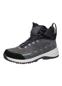 Waldl&auml;ufer Trekkingschuh WALDL&Auml;UFER "H-DEAN", Herren, Gr. 11 (46), grau, schwarz, Textil, Veloursleder, kontrastfarbene Details, Schuhe Trekkingschuh, Outdoorschuh, Schn&uuml;rboots, Wanderschuh in Komfortweite H (= sehr weit)