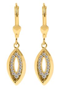 Adelia&acute;s Paar Ohrh&auml;nger ADELIA&acute;S "Damen Ohrringe &iquest; Ohrh&auml;nger aus 375 Gold mit Zirkonia", gold, Ohrringe, Damen, Paar Ohrh&auml;nger