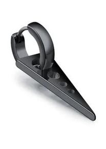 Single-Creole Firetti "Schmuck Geschenk Ohrschmuck einzeln Geometric", schwarz, Ohrringe, Damen, 13,4mm, Edelstahl, Einh&auml;nger abnehmbar