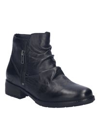 Stiefelette Josef Seibel "Kate 18", Damen, Gr. 41, schwarz, Leder, Schuhe Stiefelette, Stiefelette, Boots, Kurzstiefel mit modischem Blockabsatz