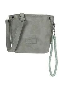 Umh&auml;ngetasche Fritzi aus Preussen "Fritzi03N", Damen, Gr. B/H/T: 8,5cm x 22,5cm x 20,5cm, grau, Polyurethan (PU), unifarben, Taschen Umh&auml;ngetasche, mit abnehmbarer Schl&uuml;sselschlange