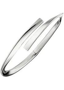 Armreif Jobo, silber (silber 925), Armb&auml;nder, Damen, Silber 925 (Sterlingsilber), Armreif, oval 925 Silber