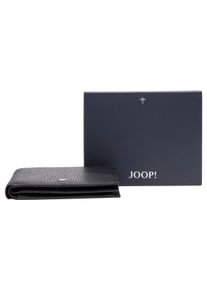 JOOP! Geldb&ouml;rse JOOP "cardona minos billfold h14", Damen, schwarz, Leder, unifarben, Kleinlederwaren Geldb&ouml;rse, mit Beschl&auml;gen aus silberfarbenem Metall