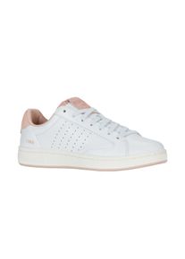 Sneaker K-Swiss "LOZAN KLUB LTH", Damen, Gr. 37, wei&szlig; (wei&szlig;, cameo rose, snow wei&szlig;), Leder, Schuhe Sneaker